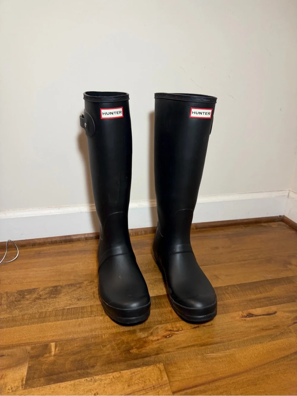 Hunter Women’s Original Matte Tall Rain Boots — Black